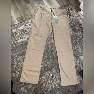 Prana Tan Chinos with Straight Leg Cut and Classic Silhouette